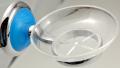  SOAP DISH CHROMATED OTTONE BLUE