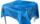 Blue flower fabric tablecloth