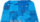 Blue flower fabric tablecloth