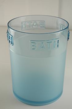 Dustbin blue acrylic BATH  