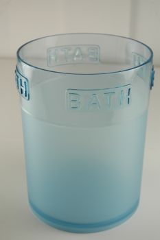 Poubelle en acryliques BATH bleu
