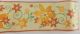 TAPETEN BORDURE MIT ORANGE BLUME 441597