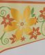 TAPETEN BORDURE MIT ORANGE BLUME 441597