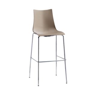 STOOL ZEBRA TECHNOPOLYMER h.80 BY SCAB