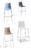 HOCKER ZEBRA TECHNOPOLYMER h.65 VON SCAB