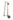 PORTE SERVIETTE DOUBLE "CAMPANILE" NOIR DORE