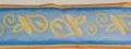 TAPETEN BORDURE ROCCOCO BLAU