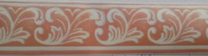 TRANSPARENT  BORDER ADHESIVE WITH WAVES