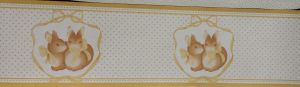 PAPER DECORATIVE BORDER WITH SQUIRRELS 2211