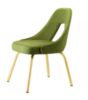 CHAIRS WITH BRASS EFFECT FINISH BY SCAB