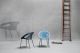 FAUTEUIL DROP AVEC CADRE PEINT / CHROME SCAB