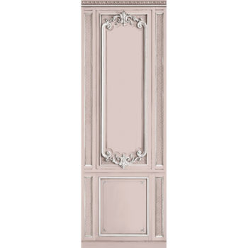 PANNELLO A NIDO D'APE IN LEGNO PASTELLO HAUSSMANIANO  COLORE  POLVERI ROSA  DA 108 cm