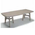 PRESIDENT TRIS TABLE Dim: 170 cm. BY SCAB 