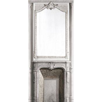 CAMINO IN LEGNO PASTELLO HAUSSMANNIANO BIANCO 138 CM 