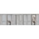 PANNELLO DECORATIVO GRIGIO PERLA PASTELLO HAUSSMANIANO 80 cm  