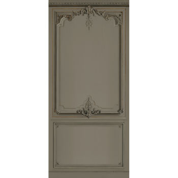 PANNELLO  DECORATO HAUSSMANIANO  COLORE  GRIGIO  DA 138 CM 