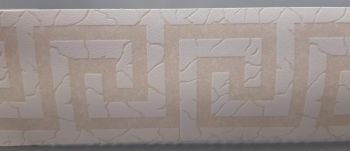 BORDER ADHESIVE GREEK EMBOSSED DIM. 6 H X 4.5 MT.