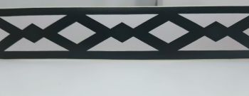 BLACK WHITE BORDER ADHESIVE