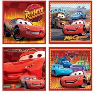 Stickers murale Disney Cars Friends - 4 pezzi 