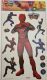 STICKER MURALE POWER RANGERS DIM: 50 X 30 CM