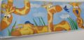 BORDO DECORATIVO  IN CARTA PER MURO GIRAFFE   DIM: 5 MT X 18,5  H  cm. 