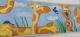 BORDO DECORATIVO  IN CARTA PER MURO GIRAFFE   DIM: 5 MT X 18,5  H  cm. 