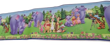Bordo adesivo da parete Winnie The Pooh and Friends 1077