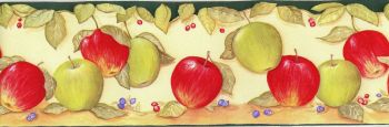 BORDER ADHESIVE WITH APPLES