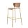 TABOURET LISA WOOD H.65 PAR SCAB