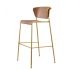 STOOL LISA WOOD 2 PCS BY SCAB H.75