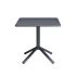 ECO TABLE SMOOTH FIXED TOP 80X80 BY SCAB