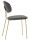 SEDIA IN METALLO OTTONATO + VELLUTO  1863-FR02