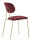SEDIA IN METALLO OTTONATO + VELLUTO  1863-FR02