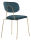 SEDIA IN METALLO OTTONATO + VELLUTO  1863-FR02