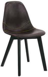 SEDIA IN LEGNO +  ECOPELLE 1423-YM2