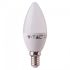 Lampadina LED Chip Samsung E14 4,5W A++ Candela 3000K Bianco caldo