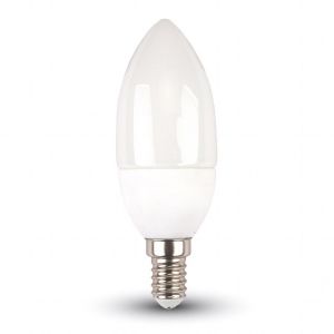 Lampadina LED E14 3,5W a Candela con Telecomando RGB + 6400K Bianco freddo