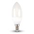 Lampadina LED E14 3,5W a Candela con Telecomando RGB + 6400K Bianco freddo