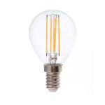 Lampadina LED E14 6W P45 Filamento 2700K Bianco caldo