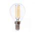 Lampadina LED E14 6W P45 Filamento 2700K Bianco caldo