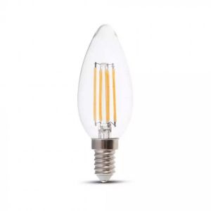 Lampadina LED E14 6W 130LM/W Filamento A++ 3000K Bianco caldo