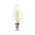 Lampadina LED E14 6W 130LM/W Filamento A++ 4000K Bianco naturale