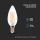 Lampadina LED E14 6W 130LM/W Filamento A++ 4000K Bianco naturale