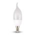 Lampadina LED E14 4W Candela a Fiamma 4000K Bianco naturale