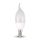 Lampadina LED E14 4W Candela a Fiamma 2700K Bianco caldo