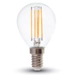 Lampadina LED E14 4W P45 Filamento 2700K Dimmerabile 