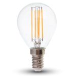 Lampadina LED E14 4W E14 4W P45 Filamento 6400K Bianco freddo