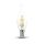 Lampadina LED E14 4W Candela a Fiamma Filamento 6400K