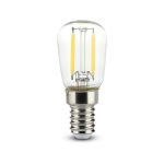 Lampadina LED E14 2W ST26 Filamento 2700K Bianco caldo