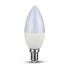 Lampadina LED E14 5,5W Candela 6400K (Box 3 Pezzi) Bianco freddo